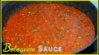 Quick and Easy Bolognese Sauce  How to Make Bolognese Recipe [upl. by Ramsey330]