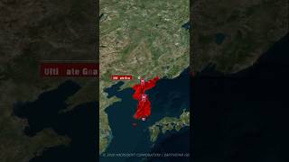 What if North Korea got mad viralreels northkorea maps facts [upl. by Landis]