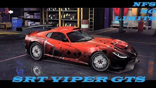 NFS No Limits  SRT VIPER GTS max stage customization [upl. by Northway]