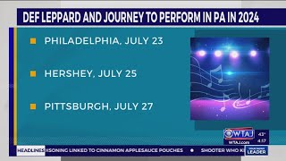 Def Leppard and Journey 2024 Summer Stadium Tour coming to Pennsylvania [upl. by Ramgad]