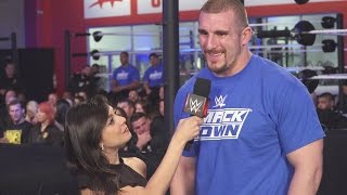 Mojo Rawley is at a loss for words upon being drafted to SmackDown Live July 19 2016 [upl. by Lydia]