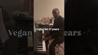 Amazing musician Alfred Pollitt has been vegan for 47 years 🎹 [upl. by Isak188]