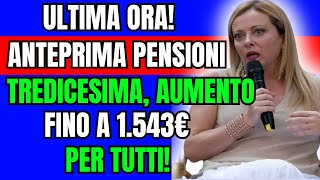 PENSIONI 2024 👉 AUMENTO TREDICESIMA 📈 SCOPRI QUANTO GUADAGNERAI [upl. by Rosana]