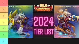 Idle Heroes Hero TIER LIST 2024 [upl. by Valaria]