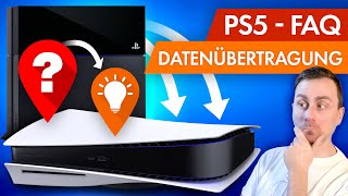 PS4 auf PS5 Datenübertragung ► Antworten auf die häufigsten Fragen Erste Schritte PS5 Tutorial [upl. by Aikcir]