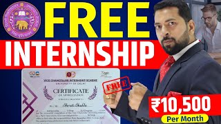 Best Internship Opportunity of 2024  Delhi University Internship 2024 Free Internship for Students [upl. by Negiam905]