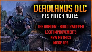 Deadlands DLC Patch Notes PTS Review  The Good and the Bad  ESO Elder Scrolls Online [upl. by Lanos661]