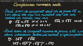 Compararea numerelor cu radicali clasa 7 Exercitii introducerea factorilor sub radical matematica [upl. by Iew]