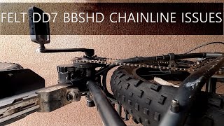 BBSHD chain line problems on Felt DD7 Fatbike [upl. by Htebizile]