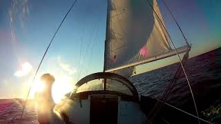 Sailing from Helford to Polkerris and Plymouth at sunrise WOW Hurley 22 Seahawk [upl. by Ahsiyt]