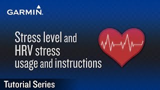 Tutorial  Stress level and HRV stress usage and instructions [upl. by Nilorac]