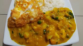 COCINAR LOCRO DE ZAPALLO CON SU HUEVITO FRITO Y ARROZ GRANEADO RÁPIDO Y FACIL [upl. by Carlo]