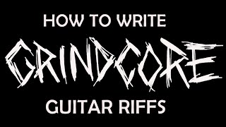 How to write Grindcore Guitar Riffs  Sliding Power Chords [upl. by Franek]