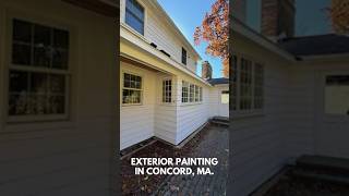 Exterior Painting in Concord MA [upl. by Neerroc]