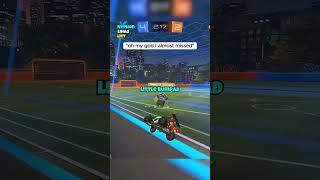 quotoh my god I almost missedquot pooocs rl rocketleague funny gaming funnygaming [upl. by Hellene830]