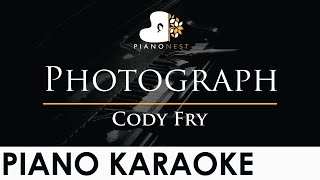 Cody Fry  Photograph  Piano Karaoke Instrumental Cover with Lyrics [upl. by Scevor]