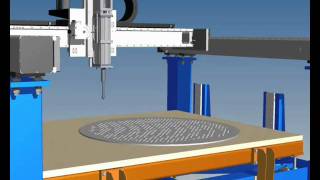 2AXIS MACHINE for baffle hole flaring and tubesheet hole groove execution [upl. by Eivad]