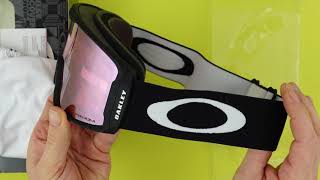 Unboxing of Oakley Line Miner Snow Goggles [upl. by Ahsiema217]