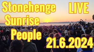 Stonehenge Solstice People 2162024  Live Music Vibes [upl. by Akoyn]