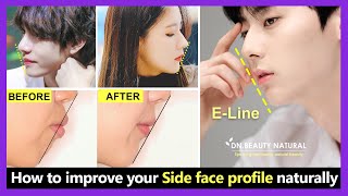 How to improve your side face profile get a better side face profile naturally without surgery [upl. by Adahsar]