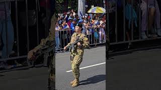 Desfile Militar de El Salvador elsalvador pupusas pulgarcitodeamerica [upl. by Tuckie537]