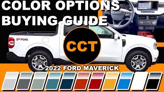 2022 Ford Maverick  Color Options Buying Guide [upl. by Nickerson306]