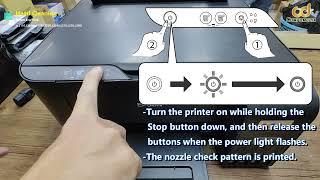 Epson EcoTank PrinterPrint Head Cleaning L3110L3210L3150L3256L3250L3550L210L220L360L450 [upl. by Valora]