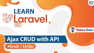 Laravel Ajax CRUD with API Tutorial in Hindi  Urdu [upl. by Sylvanus998]