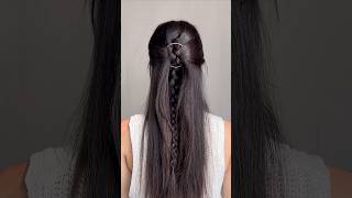 Quick and easy hairstyles 🤍✨ hairstyle hairtutorial hair hairtok longhair explorepage [upl. by Mauchi]