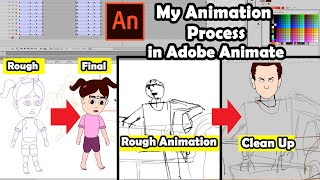 My 2D Animation Process in Adobe Animate  Explained in HIndi  English Subtitles [upl. by Evslin]