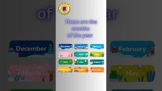 Months of the Year Song  Months Name for Kids  12 Months of the Year [upl. by Aicire616]