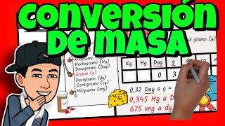 🚀 CONVERSIÓN de Unidades de MASA Kg Hg Dag g dg cg y mg 🚀 para NIÑOS de PRIMARIA [upl. by Zurheide]