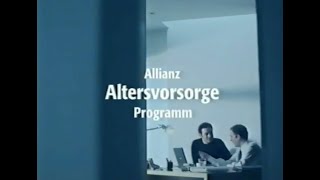 Allianz Altersvorsorge Versicherung 2001 [upl. by Ylrak345]