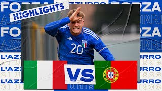 Highlights ItaliaPortogallo 21  Under 20  Elite League [upl. by De]