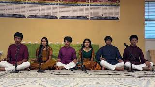 Sadashiva Kumara and Giriraja Sutha  Sukadhwani students performing at Ganesha Temple Plano [upl. by Novick206]