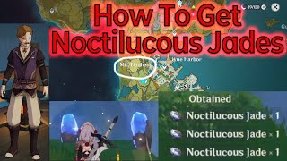 How To Get Noctilucous Jades  Noctilucous Jade Location  Landa Side Quest  Genshin Impact Guide [upl. by Raskind]