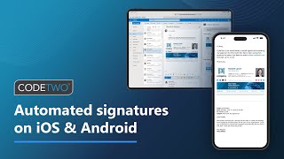 Automatic email signatures on iOS amp Android mobile devices [upl. by Rand485]