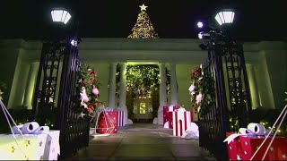 White House Christmas decorations revealed [upl. by Acined425]