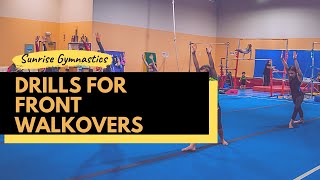 Drills for Front Walkover [upl. by Refenej705]