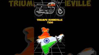 👑👑Triumph Bonneville T100👑👑triumph bonneville shorts ytshorts [upl. by Syah]