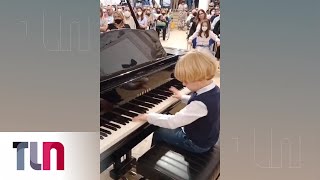 quotEl pequeño Mozartquot con 5 años sorprendió a todos con el piano [upl. by Else293]