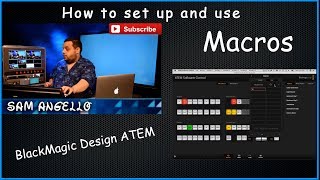 BlackMagic Design ATEM Macros  How to set up and use [upl. by Allenaj922]