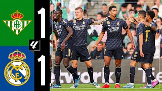 Real Betis 11 Real Madrid  HIGHLIGHTS  LaLiga 202324 [upl. by Oler712]