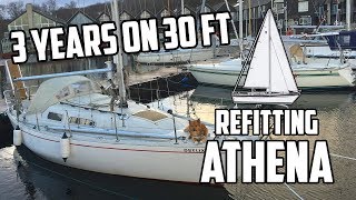 Sail Life  3 years as a liveaboard on 30 ft amp winter projects  DIY sailboat repair [upl. by Gentille145]