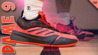 Adidas BEST HOOP SHOE Adidas Dame 9 Performance Review [upl. by Yanej]