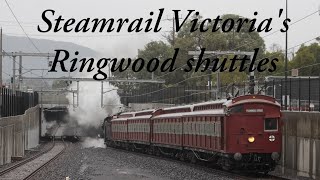 Steamrail Victorias Ringwood shuttles [upl. by Fesoy]