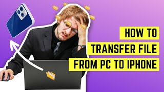 How to transfer file from PC to iPhone iOS iphone ios file filetransfer transfer windows11 [upl. by Hiett]