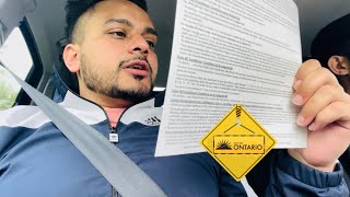 Ontario license 🪪 G2 and G road test Easily pass ￼ [upl. by Korb]