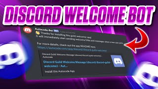 How to Create Discord Welcome Bot in 2023 A Step by Step Guide LATEST UPDATE [upl. by Atterg276]