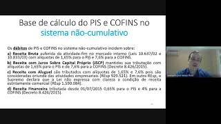 Aula 5  PIS e COFINS [upl. by Nnyleak]